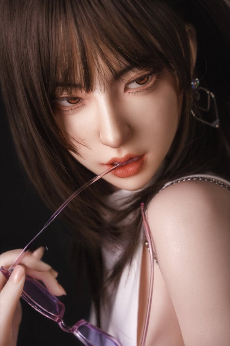 Mina Yoon 161cm Ros Head Asian Sex Doll with Extra Head