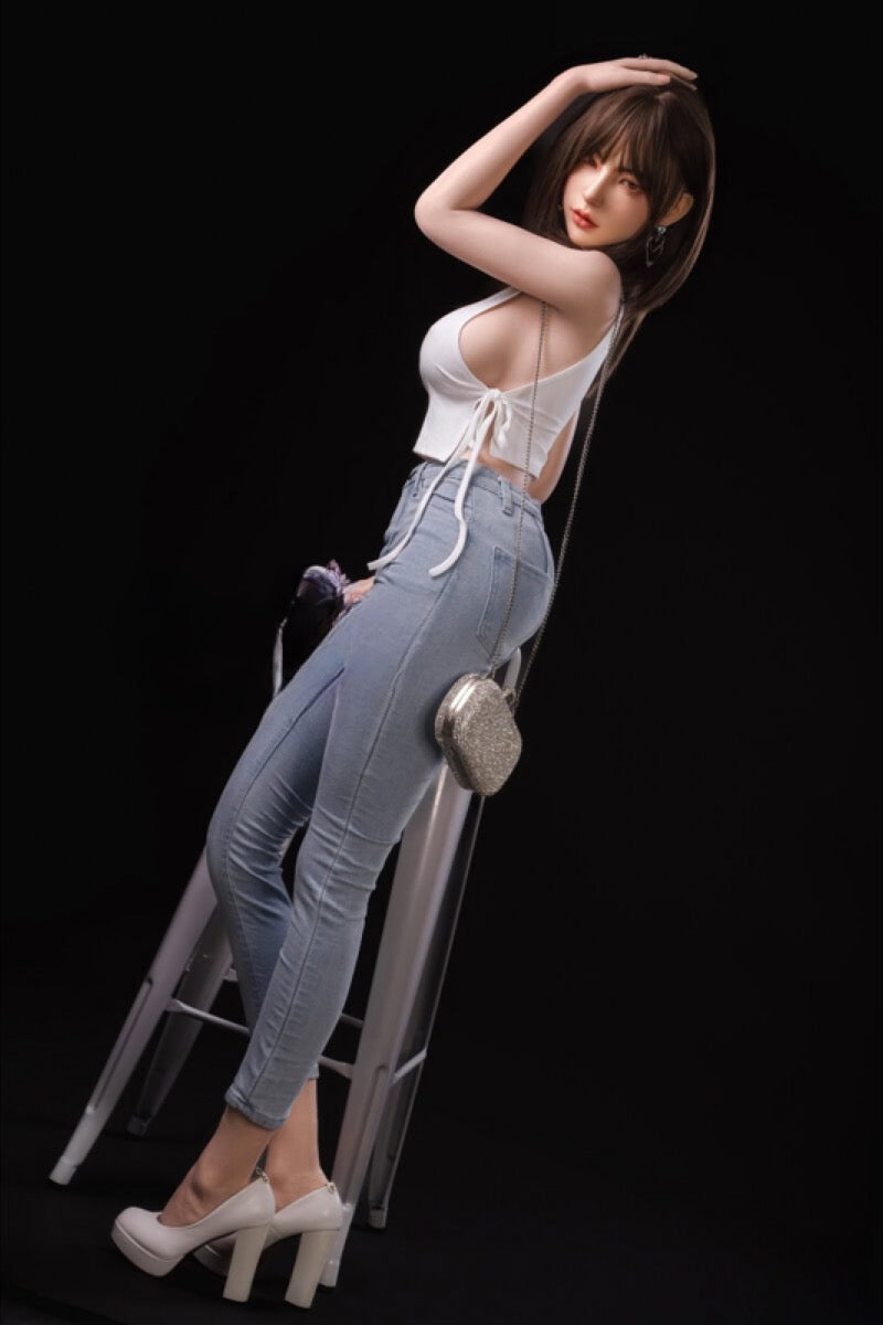 Mina Yoon 161cm Ros Head Asian Sex Doll with Extra Head