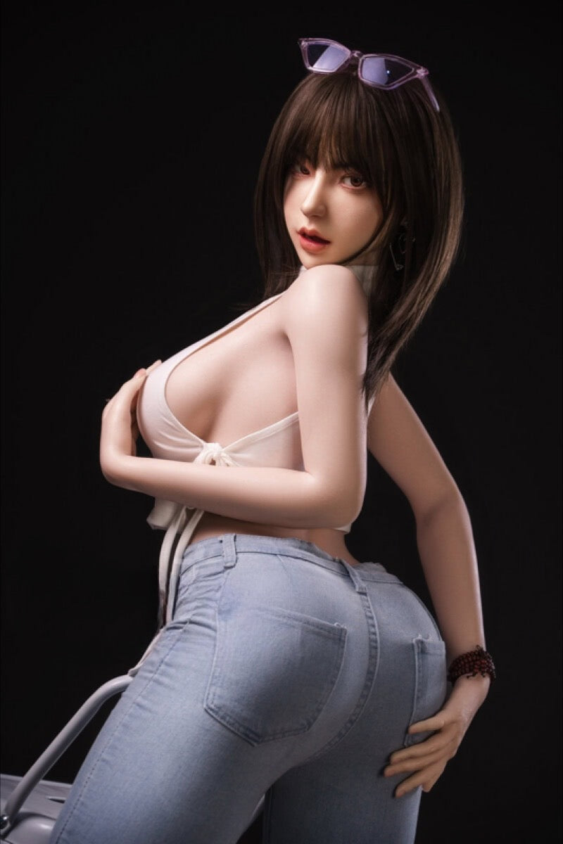 Mina Yoon 161cm Ros Head Asian Sex Doll with Extra Head