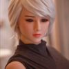 159cm Realistic White Hair Silicone Sex Doll – Premium Life-Size Model