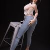 Mina Yoon 161cm Ros Head Asian Sex Doll with Extra Head