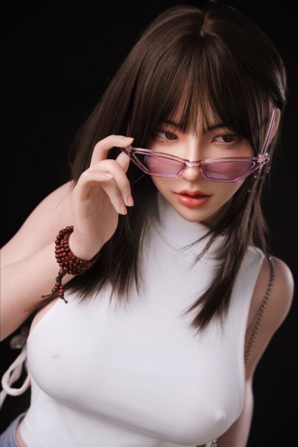 Mina Yoon 161cm Ros Head Asian Sex Doll with Extra Head